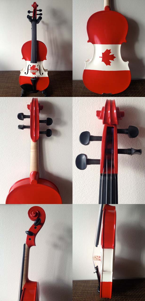 4/4 Gems 2 Violin - Canadian Flag