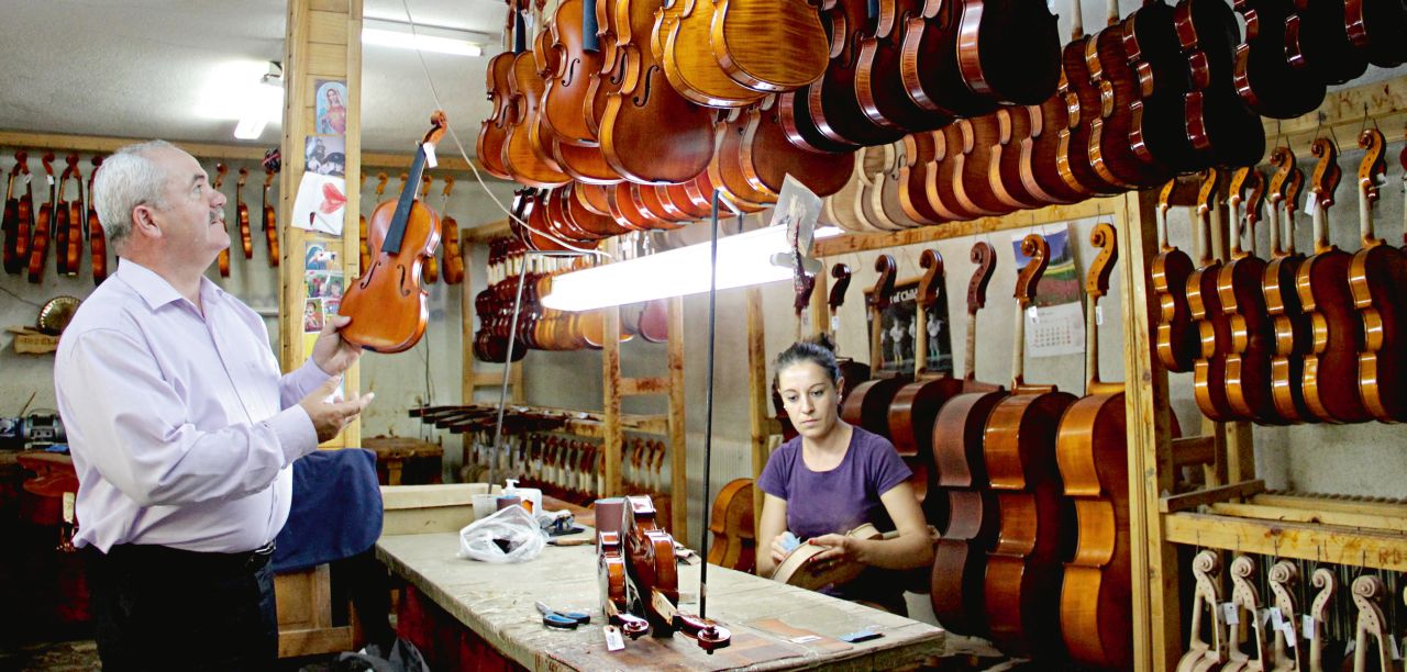 Violin Store - Vasile Gliga - Romania's Pioneer in Contemporary Violin Making - Image Credit Dan Bodea